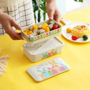 Cute Rabbit Kid Lunch Box Containers